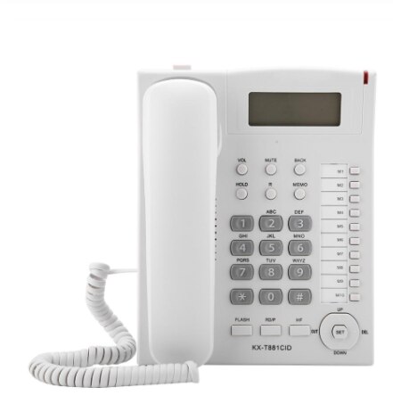 Engelse buitenlandse handel beller-id telefoon thuiskantoor spot witte beller-id telefoon thuiskantoor spot witte kx -t881 thuishotel