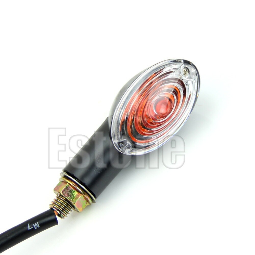 4X Universal- Motorrad Halogen Birne Blinker Blinker Anzeige Licht Bernstein