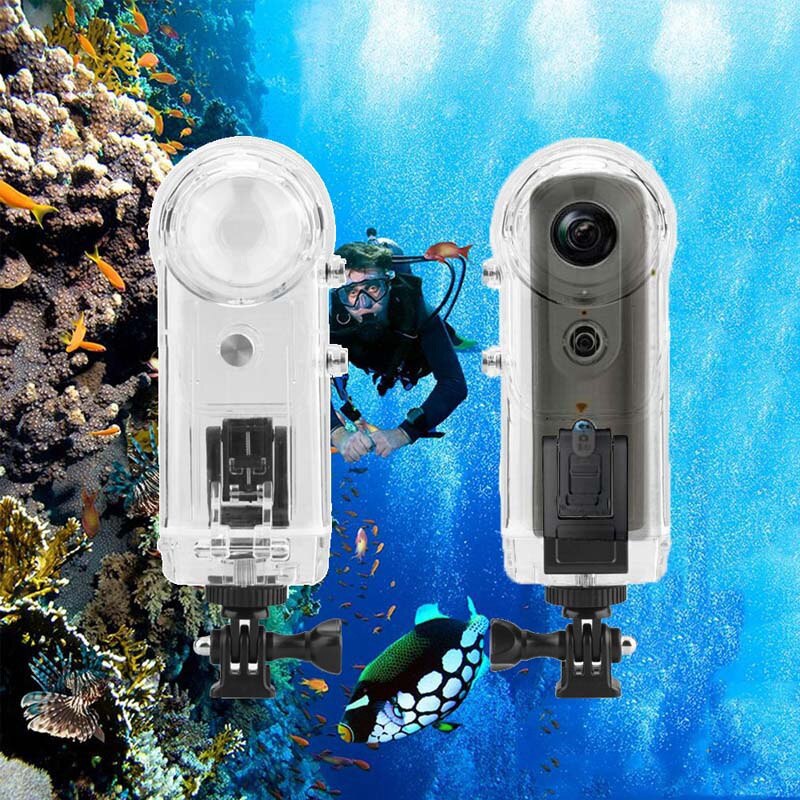30M étui étanche pour RICOH Theta S /Theta V & SC 360 degrés accessoires de caméra boîtier coque de protection de plongée