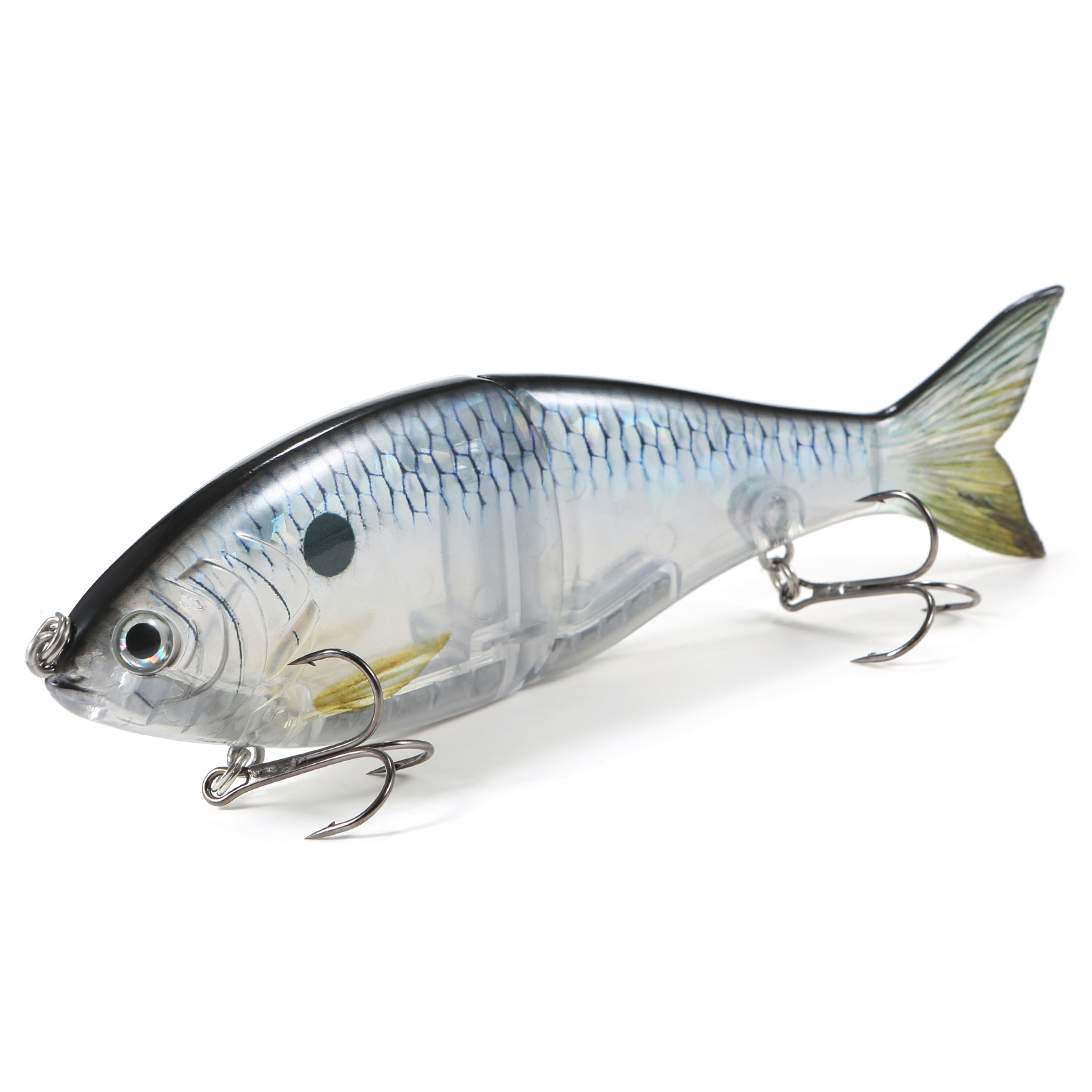 Coming 178mm 82g Sinking Glide Bait Fishing Lures Jointed Swim Bait Rattle Balls Inside Wobblers Pesca Slide Sea River: WHITE