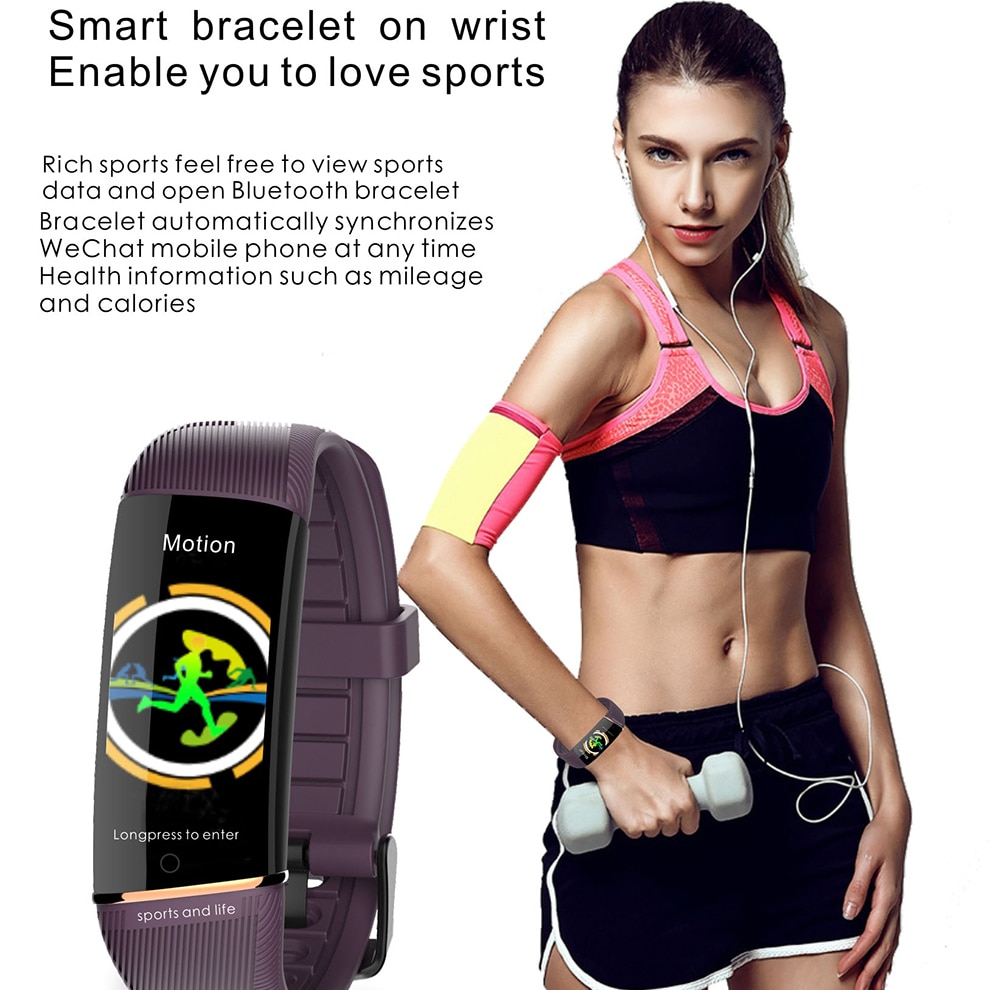 Jelly Comb Men Sport Smart Bracelet Fitness Track Heart Rate Monitor Smart Band Waterproof IP67 Smartband Women Watch for iOS