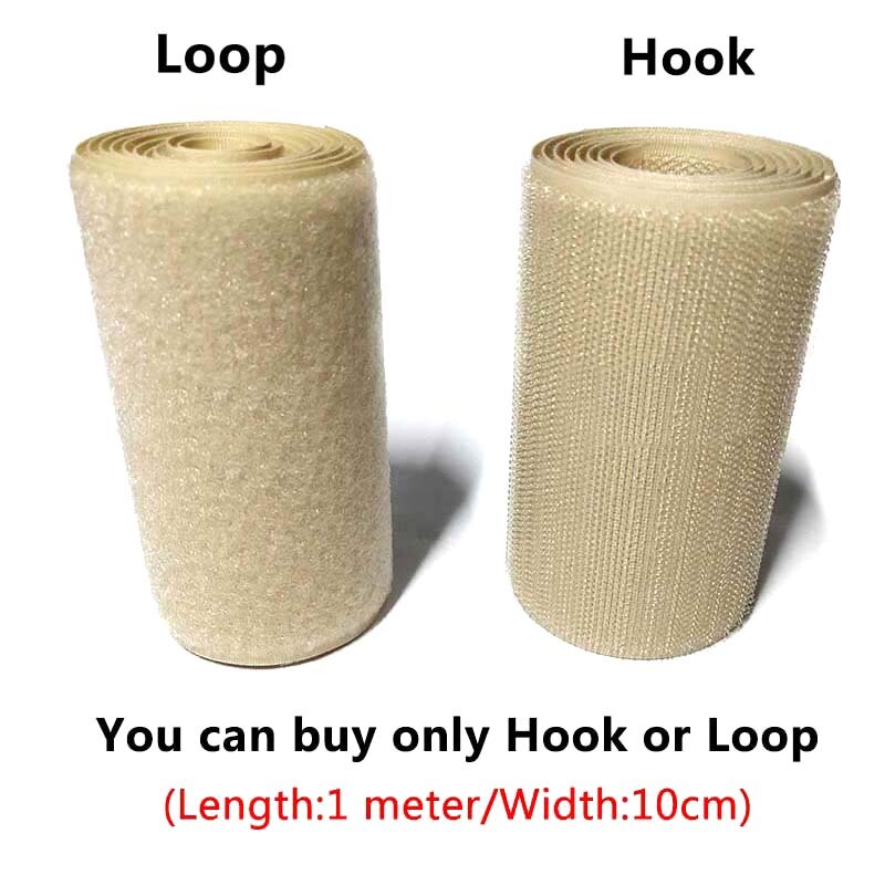 MARARDI Klittenband [Wit] klittenbandsluiting Haak en Lus om Dubbelzijdig te Naaien [25 Meters x 40 mm] Hook en Loop [NIET-KLEVEND] Extra Sterke en Resistent Strip voor Kleding Knutselen Doe-Het-Zelf