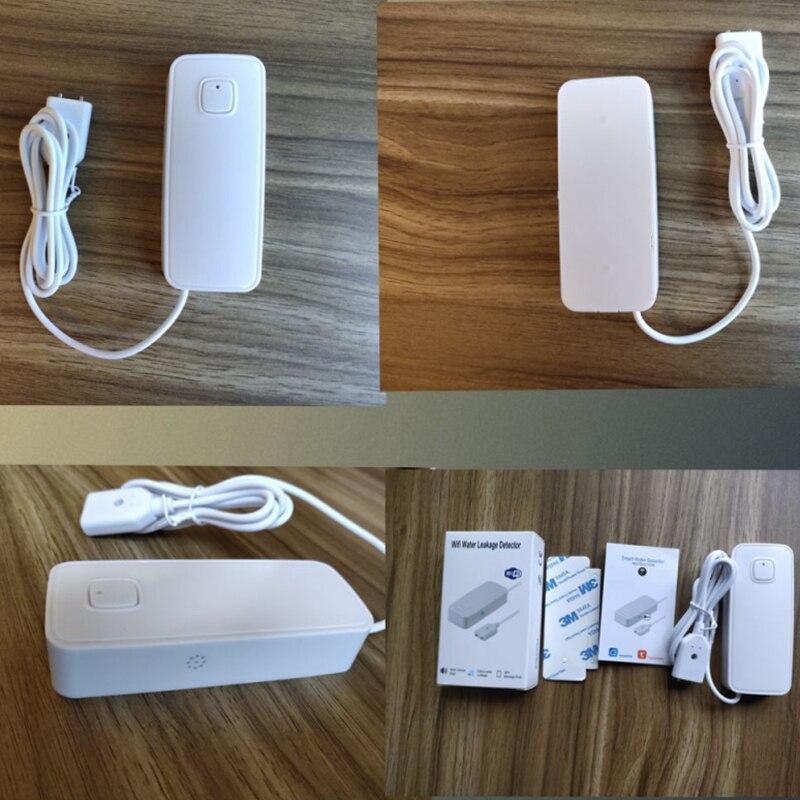 Tuya WiFi Water Leakage Alarm Independent WiFi Water Leak Sensor Detector Flood Alert Overflow Alarm System Tuya Smart Life