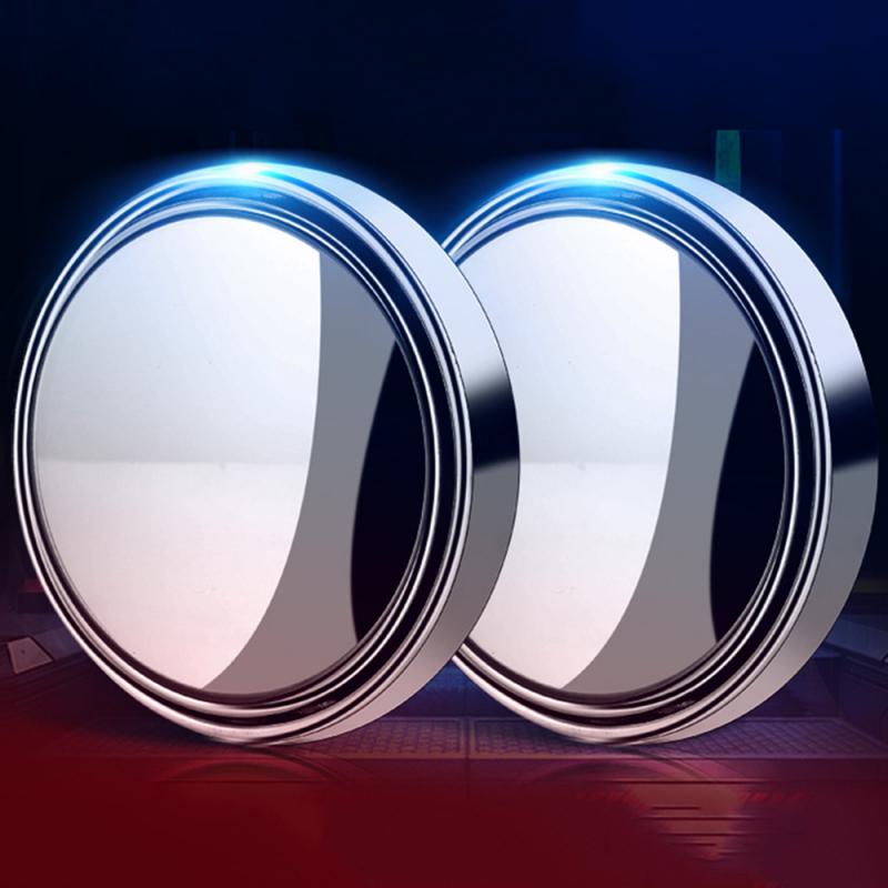 360° 2 Blind Spot Rear View Mirrors Spot Rear View Mirrors Parking Rimless Mirrors Small Mirror Reversing Observation Rear