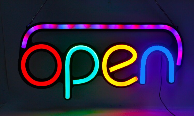 OPEN Business Sign Neon Light Ultra Bright LED Sho... – Grandado