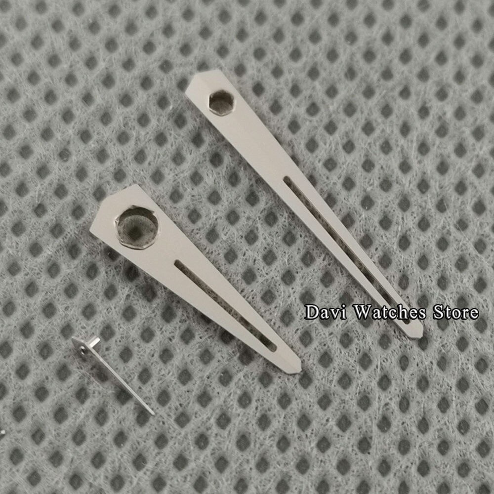 Hoge Zilver/Oranje Horloge Handen Fit Voor Eta 6497 6498 Meeuw ST3600 ST3620 Serie Beweging: A