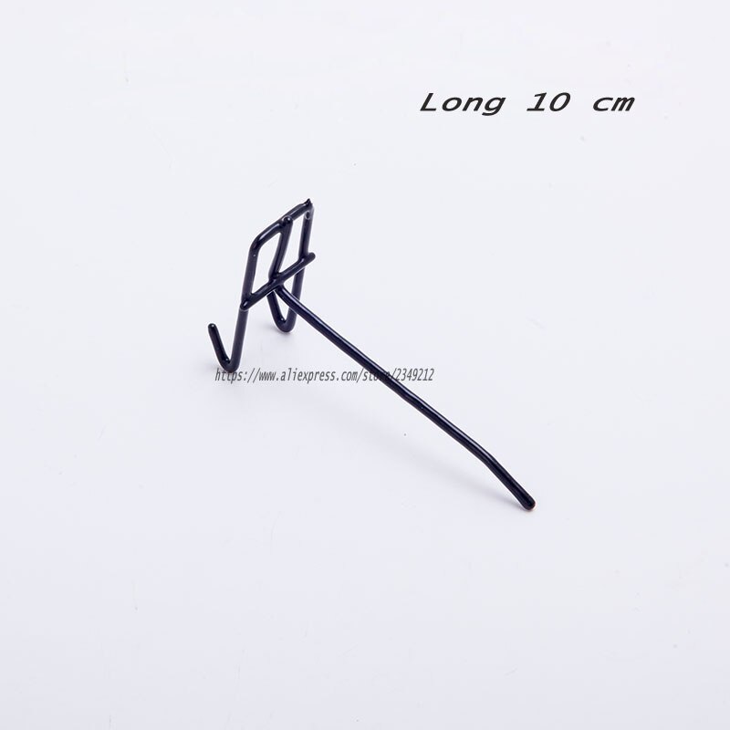Jewelry Display Metal Hook Iron Net Hanging Hanger Jewelry Store Accessories 20pcs/lot: black 10cm long