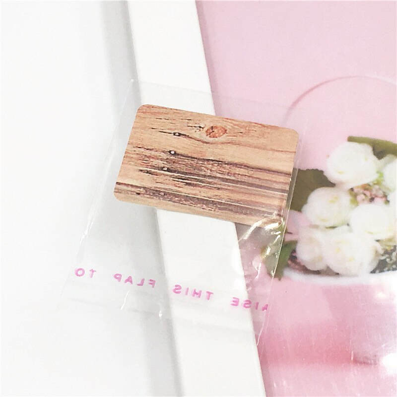 200Pcs 2.5x3.5cm Paper Earring Packaging Cards Multi-style Ear Studs Packaging Card Jewelry Display Card With OPP Bags: Black