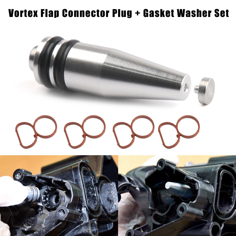 Swirl flap flaps plug blanks fjerning erstatning med pakninger for bmw  n47 2.0 d bil styling: Default Title