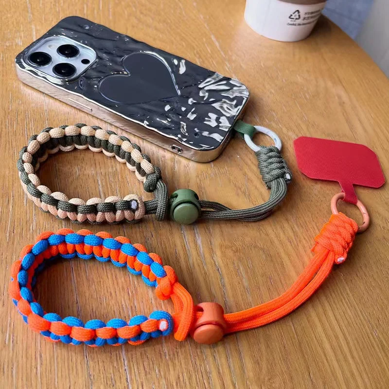 Cute Mobile Phone Lanyard Hanging Decoration Can Be Carried Twist Rope Anti-loss Pendant Strong Wrist Short Straps Band
