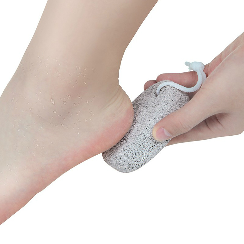 Piedra pómez Natural para pies, herramienta de masaje para el cuidado de los pies, limpieza de la piel dura y muerta, 1 ud.