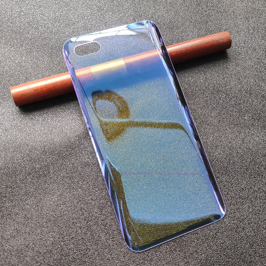 Dla Huawei Honor 10 pokrywa baterii tylna obudowa szklana obudowa tylna obudowa + wymiana obiektywu szklanego aparatu części zamienne: BlueClear No Lens