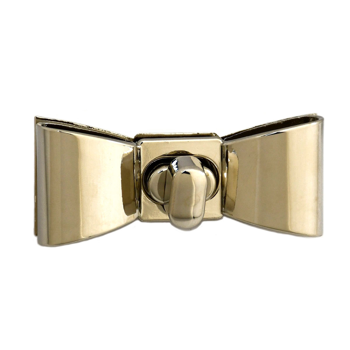 1 st metall rosett vridlås vridlåsspänne för gör-det-själv handväska väska bagage hårdvara stängning väskdelar tillbehör: Silver-