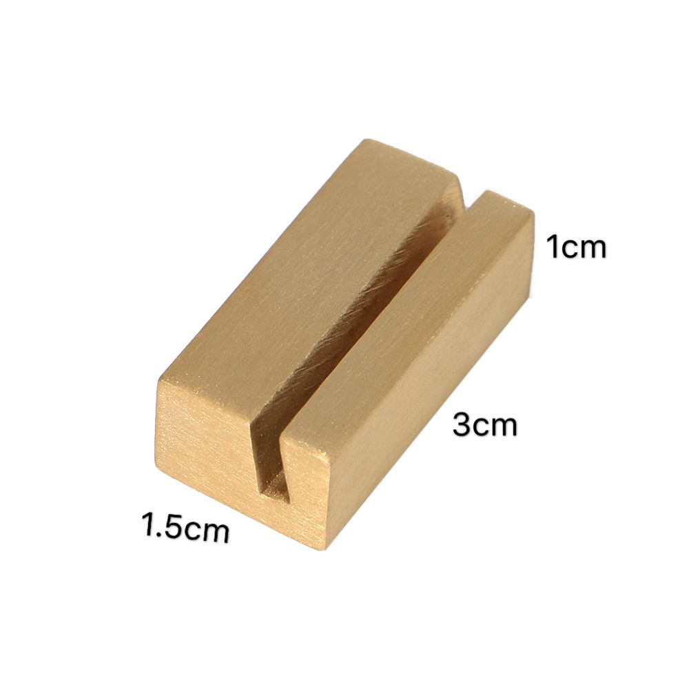 1 pièce laiton carte Base affaires porte-carte photo pince pour Table accessoire laiton carte siège