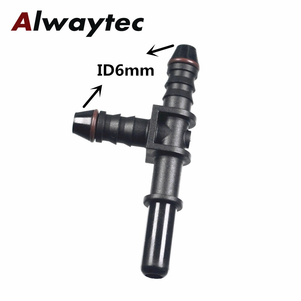 Diesel injection nozzle engine Plastic material PA PPA Nylon T shaped fuel line quick connector