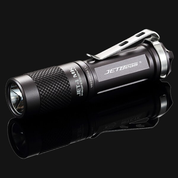 Jetbeam JET-I MK I-MK Cree XP-G2 LED Flashlight -480 Lumens w/8x Eco-Sensa AA Batteries w/ Exclusive Jetbeam Keychain Light