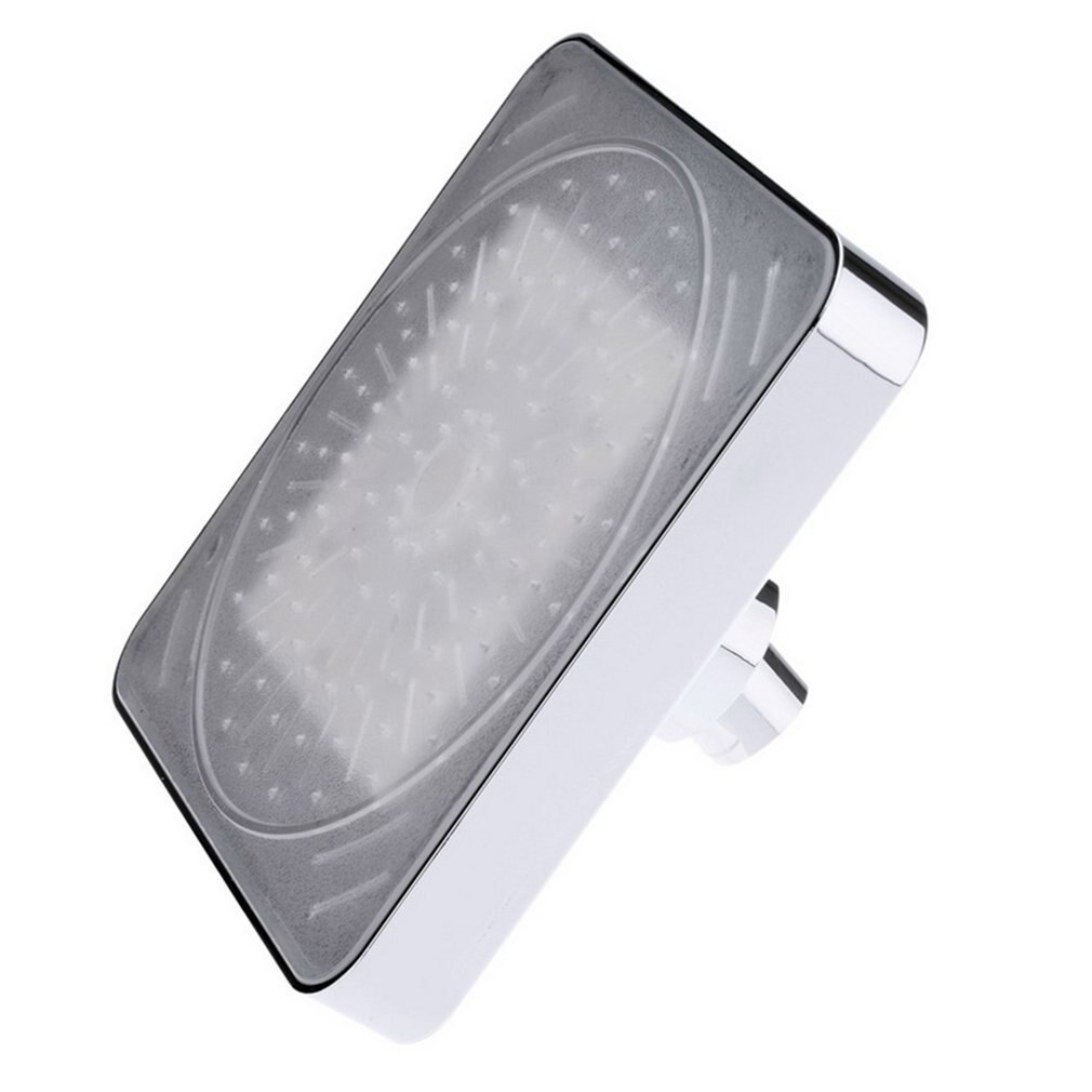Temperature Sensing Luminous 6 Inch Shower Head Water Tap Color Changing Shower Tool Led Bathroom Top Spray: Temperature control