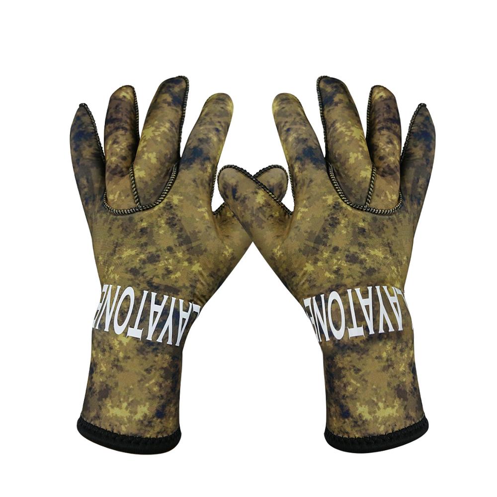 Wetsuit Handschoenen 3 Mm Neopreen Camouflage Duiken Surf Snorkelen Onderwater Handschoenen Anti-Slip Onderwatervissers Vissen Handschoenen