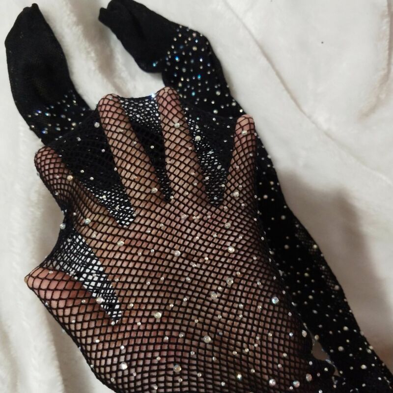 Goocheer kindermeisjes glanzende panty's met strass steentjes, kindernetpanty's, zomerkousen, pantalon panty's