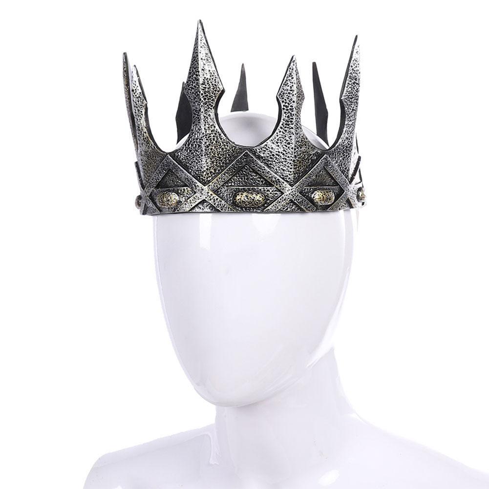 Halloween Krone 3d Pu Schaum mittelalterlich Könige Krone retro König Tiara Krone Headwear Halloween Bühne Leistung Cosplay Kostüm Stütze