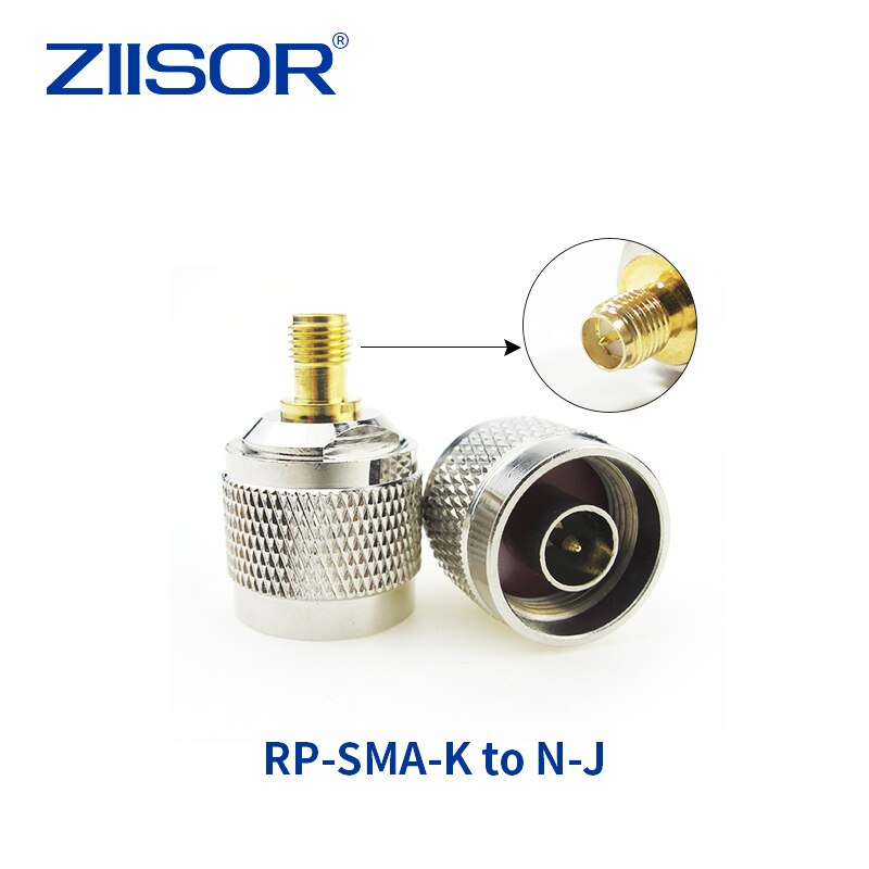 Adaptador de antena N macho a SMA macho, conector hembra SMA: N-J to RP-SMA-K