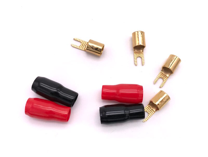 2 pair Y Car Wiring Harness Connector Terminal Copper Tubular Terminals