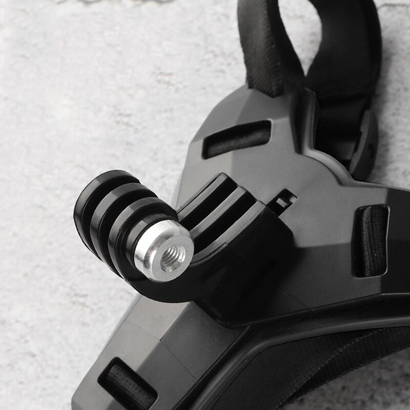 Soporte de montaje de barbilla para casco de Esquí/motocicleta para DJI/GoPro Hero 8 7 6 5 Cámara de Acción SJCAM Accesorios