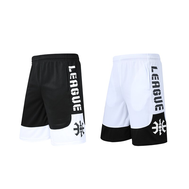 Mens Basketball Gym Workout Athletic Shorts With Pockets Breathable