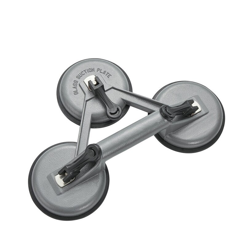 Vacuum Suction Cup Glass Lifter Powerful Glass Tile Carrier Gripper Sucker Plate for Glass Tiles Mirror Granite Lifting Tool: Alloy 3