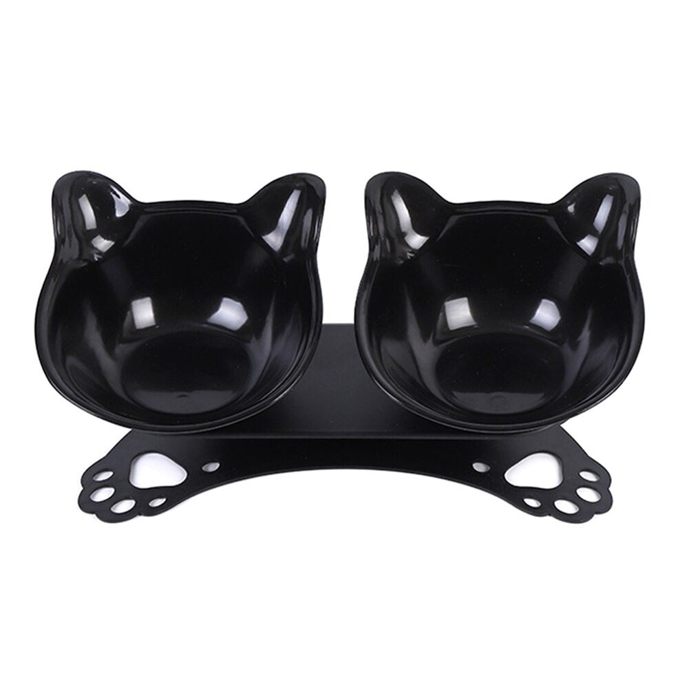 Bol orthopédique Anti-vomissement | Bol pour animaux de compagnie, chien chat, distributeur d'aliments, plateau d'alimentation d'eau: Black