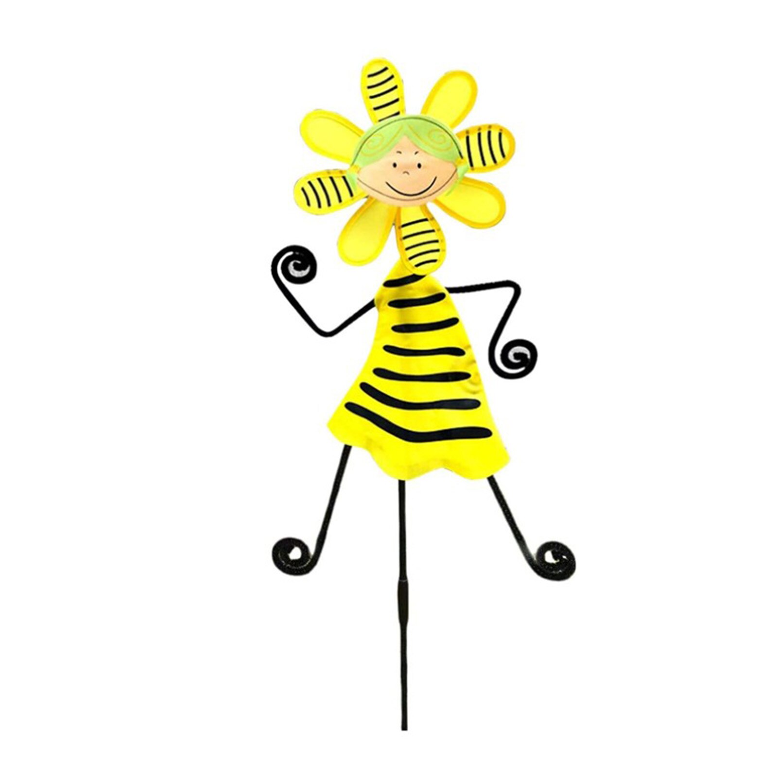 Moulin à vent en plastique coloré pour petite fille, décoration de jardin, jouet pour enfants: D