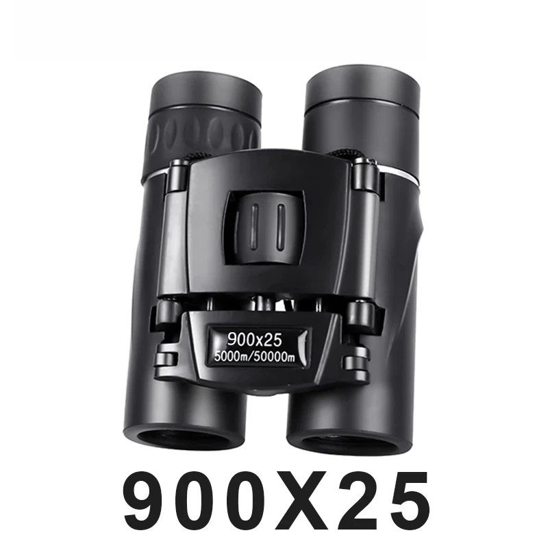 Binoculares 900X25, gran aumento, visión nocturna con poca luz, telescopio portátil compacto para exteriores: Default Title