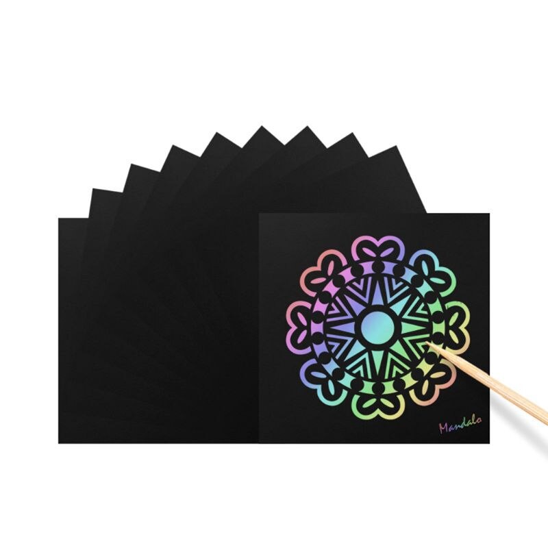 Set Di Strumenti Per Pittura A Punti (dot Painting) Mandala – 16 Pezzi: Aste Acriliche, Penne Punteggiatrici, Stencil – Per Rocce, Tela, Legno - 2