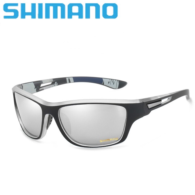 Shimano Brand Gepolariseerde Zonnebril Mannen Mode Mannelijke Eyewear Zonnebril Reizen Vissen Oculos Met Doos: 1