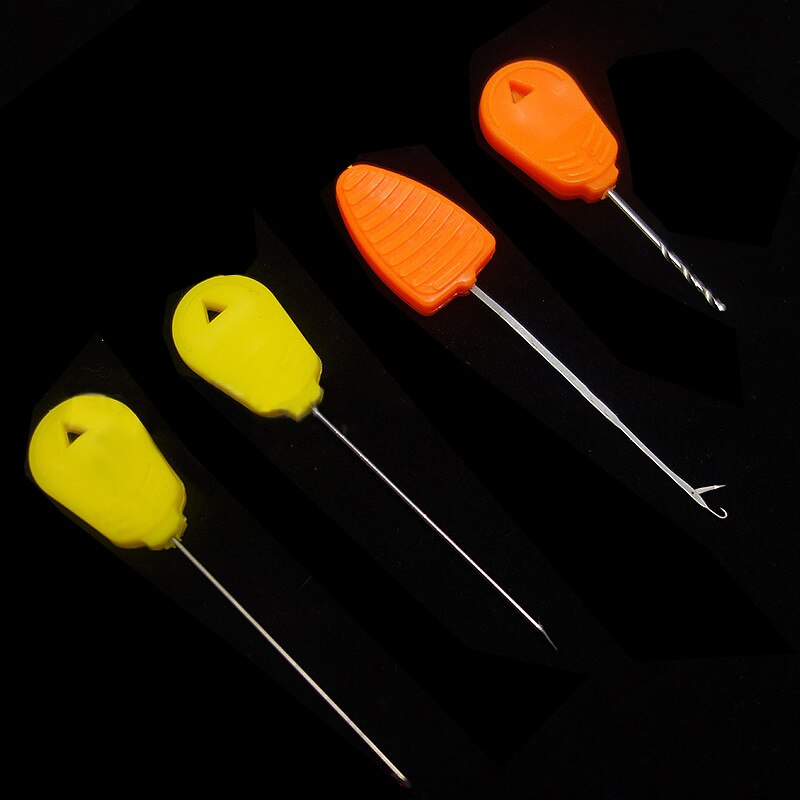4 pièces L'appâtage Ensemble Aiguilles Pour La Pêche À La Carpe Crochet Stringer bouillette rig outils D'épissage Aiguilles Perceuse S'attaquer Outil: Default Title