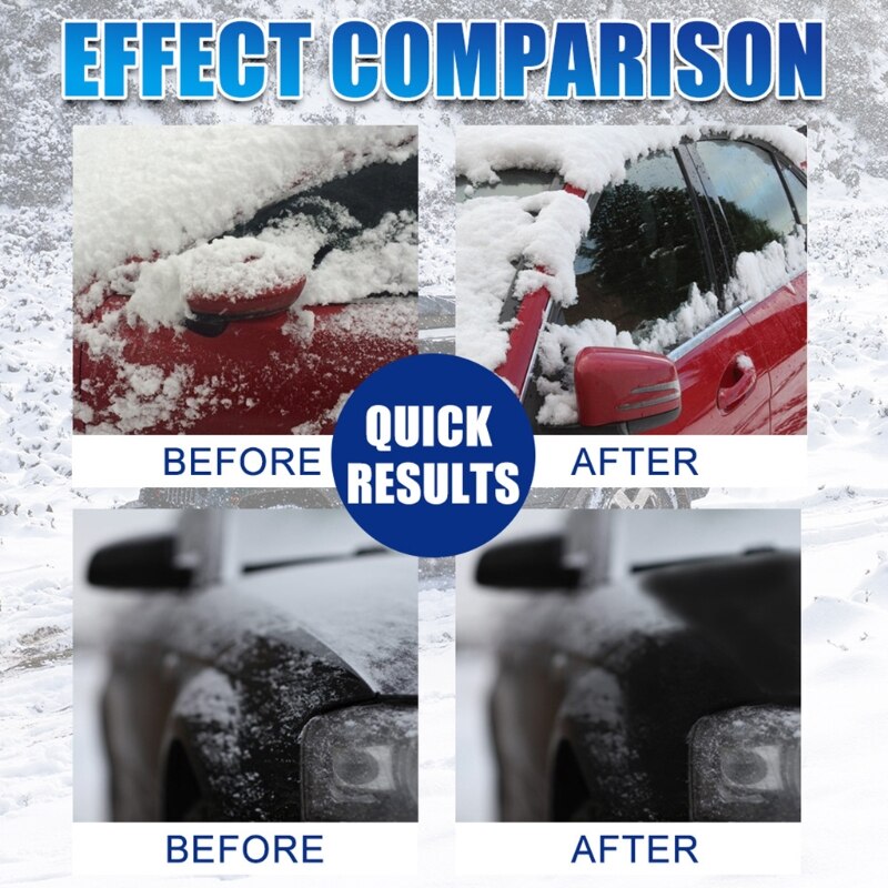 30/50/100Ml Ice Remover Spray Sneeuw Smelten Agent Voor Autoruit Glas Smelten Sneeuw Agent Voorruit de-Icer