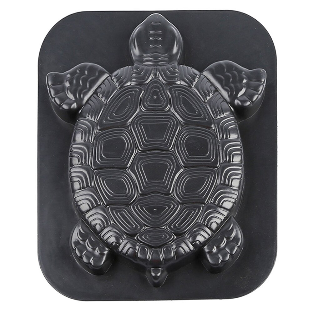 Tool Concrete Cement Outdoor Stepping Stone Manual Reusable Black Driveway Turtle Shape Paving Mold Garden Decor Se27