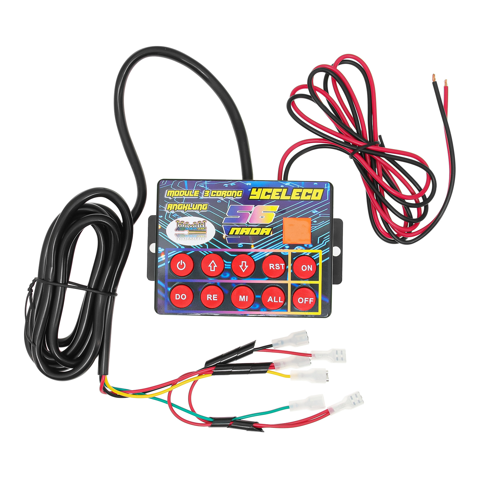 56 Musical Electronic Horn Controller with 2PCS Car Horn Loud Sound Horn 56 Tone Horn Controller for Motor Boat Truck 12V Custom