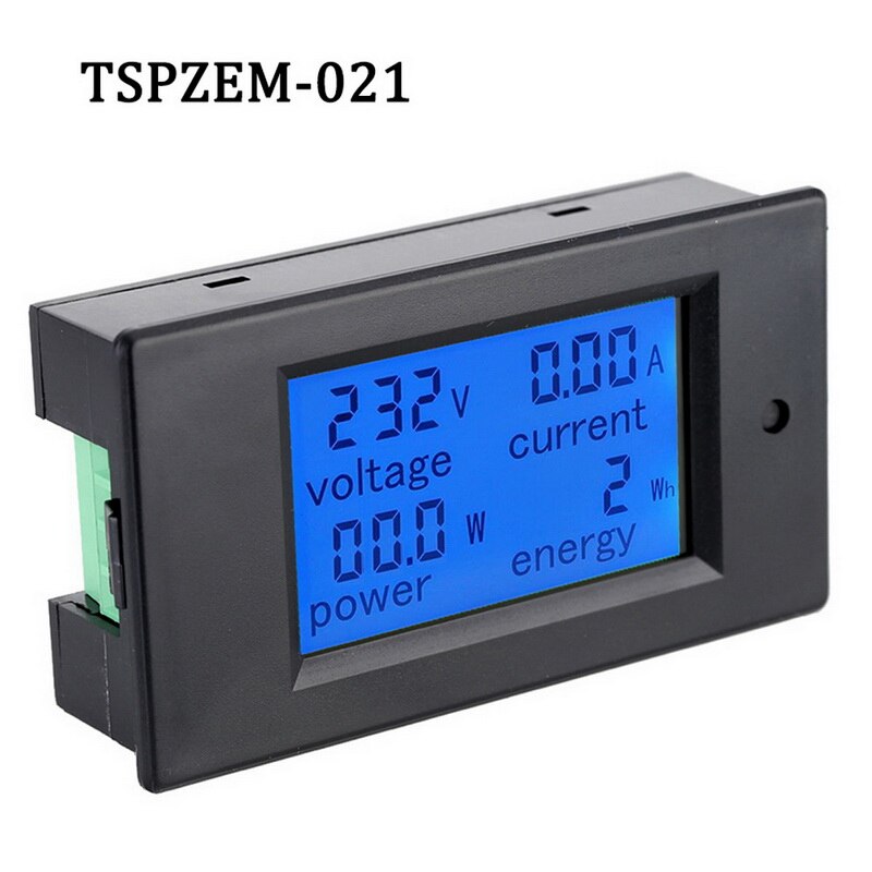 50a 100 a 80-260v dc 6.5-100v lcd digitalt voltmeter amperemeter strøm energi bilspenning strømmåler volt: Tsspem -021