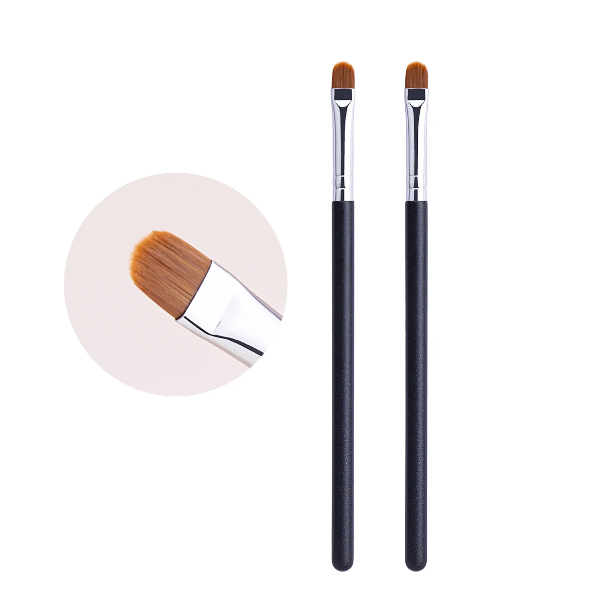 212 cepillo plano para cejas, pinceles de maquillaje para cejas ultrafinos, delineador plano, delineador de ojos fino, herramienta de cepillo de belleza para contorno de cejas: Morado