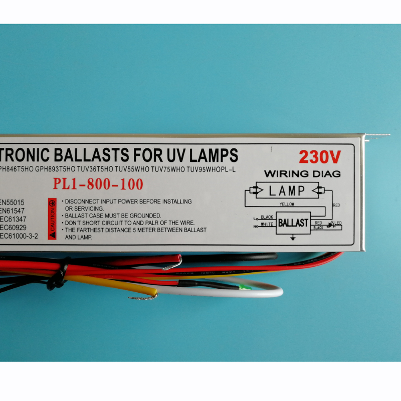 PL1-800-100 Kiemdodende Elektronische Ballast Voor 100W Single-Ended 4 Pin Ballast Voor Uv Lamp,TUV36T5HO TUV55WHO GHO36T5L GPH893T5HO: Default Title