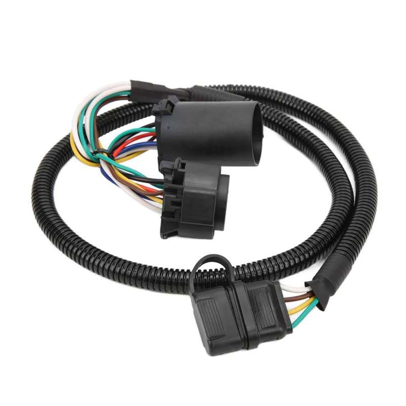 Trailer Adapter 4Pin Trailer Wiring Harness Plug and Play with 7Pin Connector for Truck