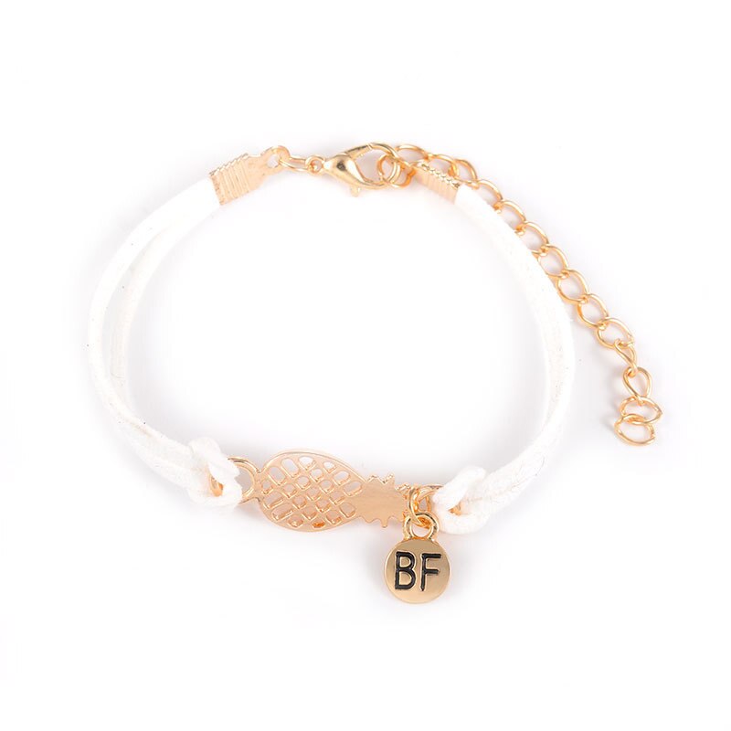 Smycken vänskap 2020 mini för ananas kvinnor läckert armband armband malism: Vit