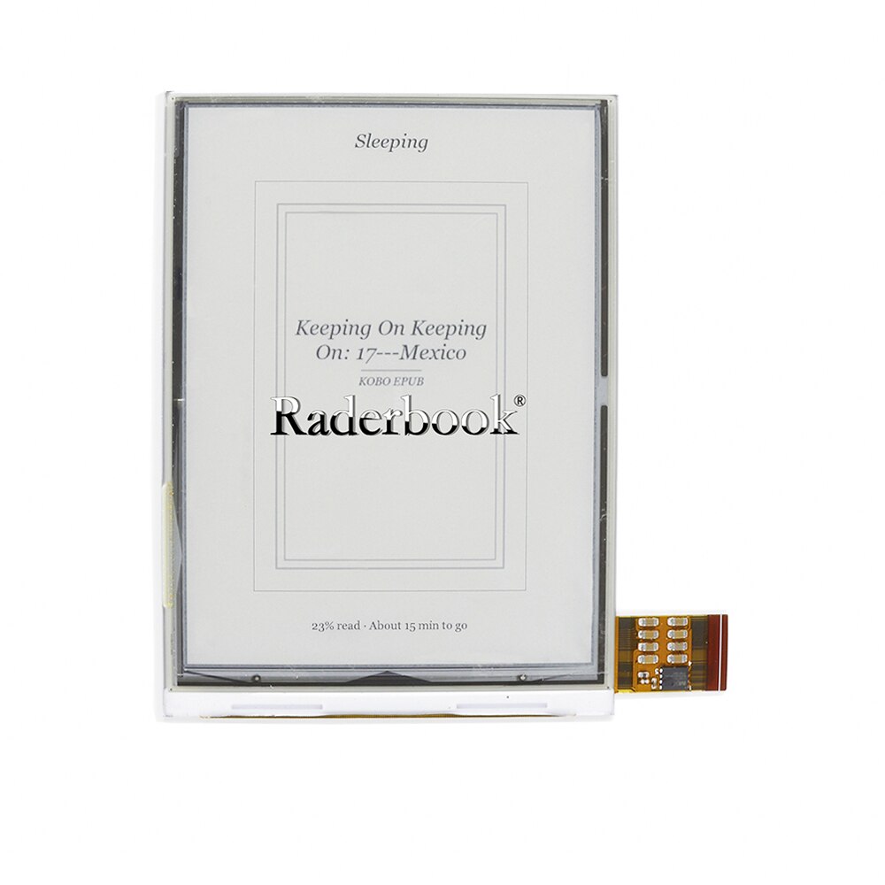 Écran LCD pour lecteur de livre électronique, encre électronique, 6 pouces, 100% x 1024, 758 d'origine