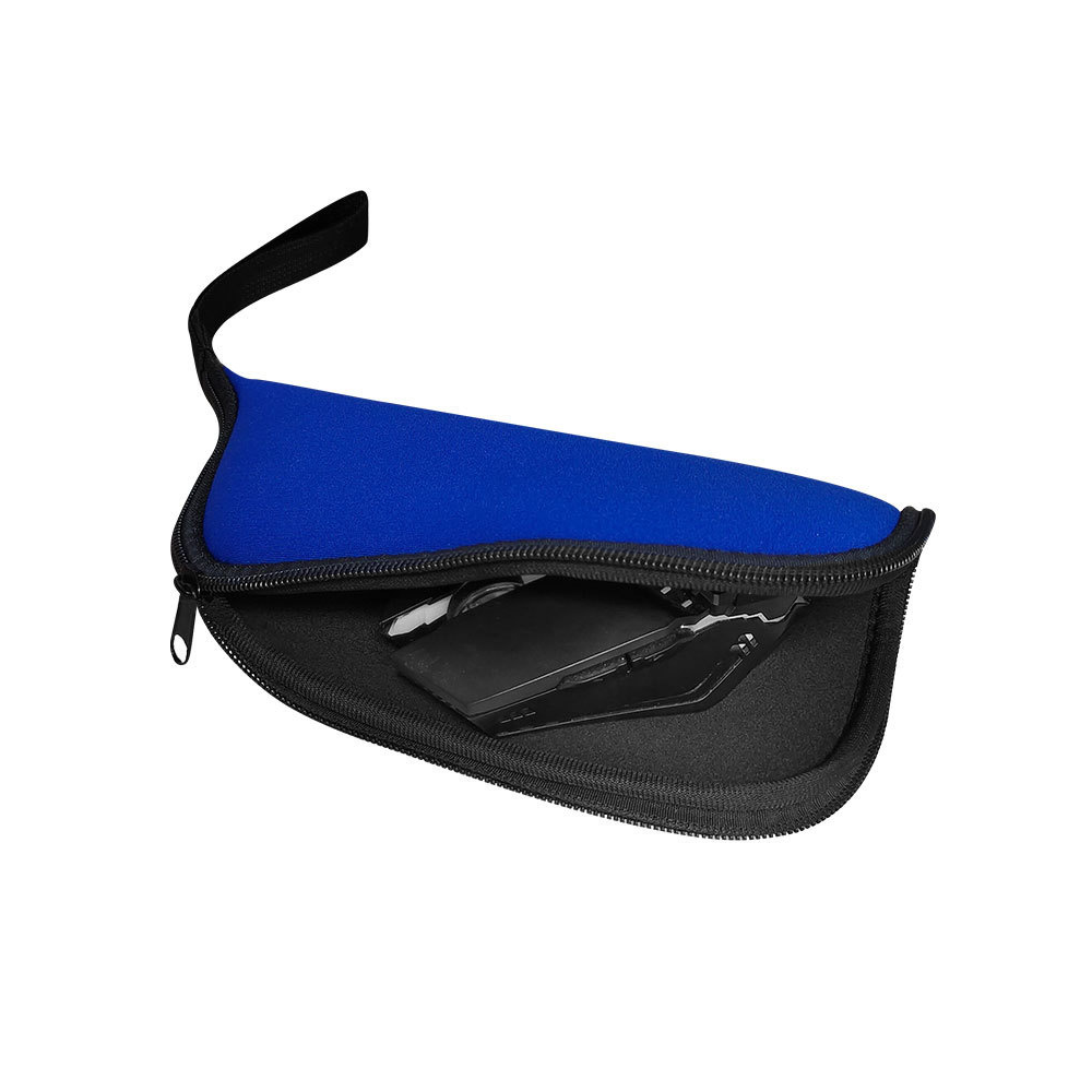 2 in 1 Foldable Mouse Pad with Mouse Bag Function Portable Water-proof Multifunction Mause Bag Expandable Mice Bag for Laptop