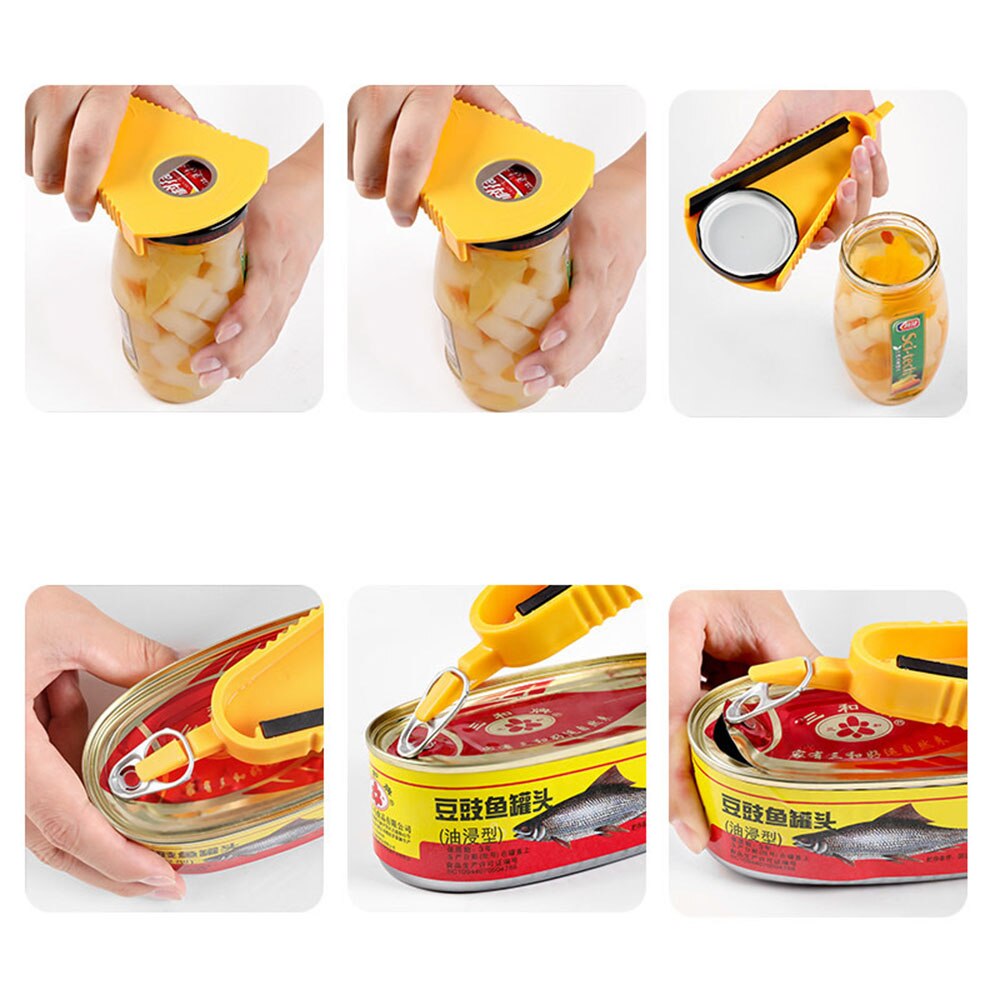 Can Opener Bottle Cap Fast Lid Opener Bottle Opener Japanese Rotating Multi-purpose Bottle Opener Kitchen Gadgets Wine Opener