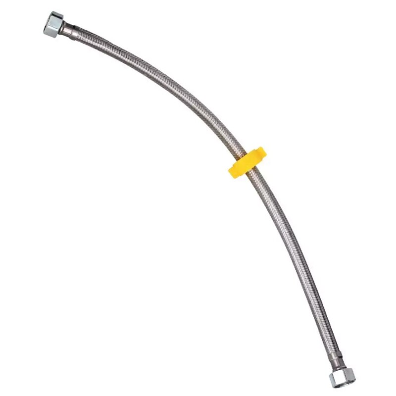 Practical Stainless Steel 304 Braided High Pressure Flexible Water Hose Connector Tube Inlet Valve For Kitchen Basin: Burgundy