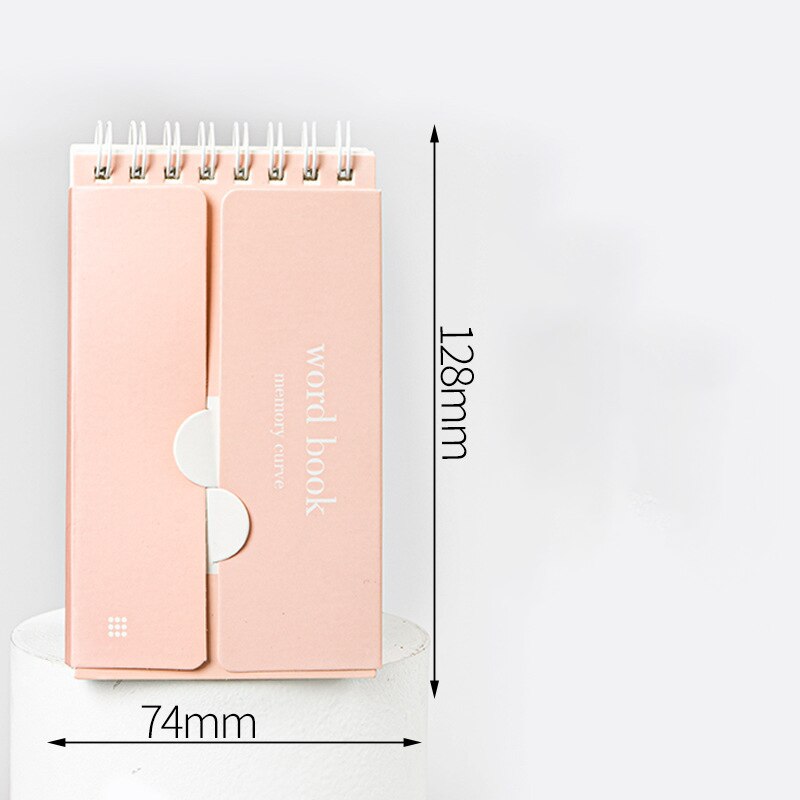 Morandi Kawaii Little Notepad Portable Cute Loose-leaf Notebook Diary Simple Office Classification School Supplies