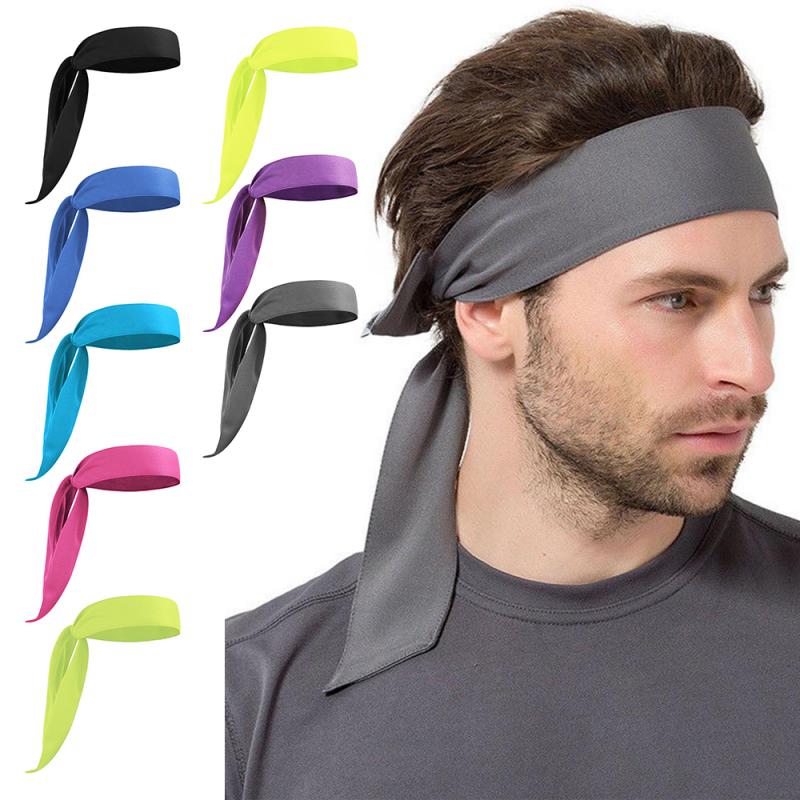 Outdoor Effen Kleur Sport Haarband Mannen En Vrouwen Anti-transpirant Tulband Pirate Hoofdband Algemene Fitness Rijden Mode