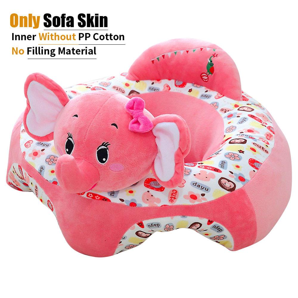 Cartoon baby bankhoes leren zitten stoel voedingsstoel hoes kinderbank hoes voor baby babystoel bank zonder katoen: A